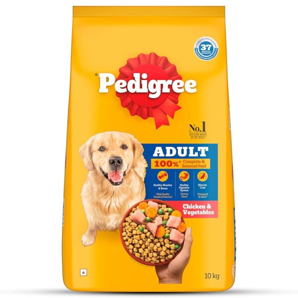 Pedigree Adult Dry Dog Food – Chicken & Vegetables